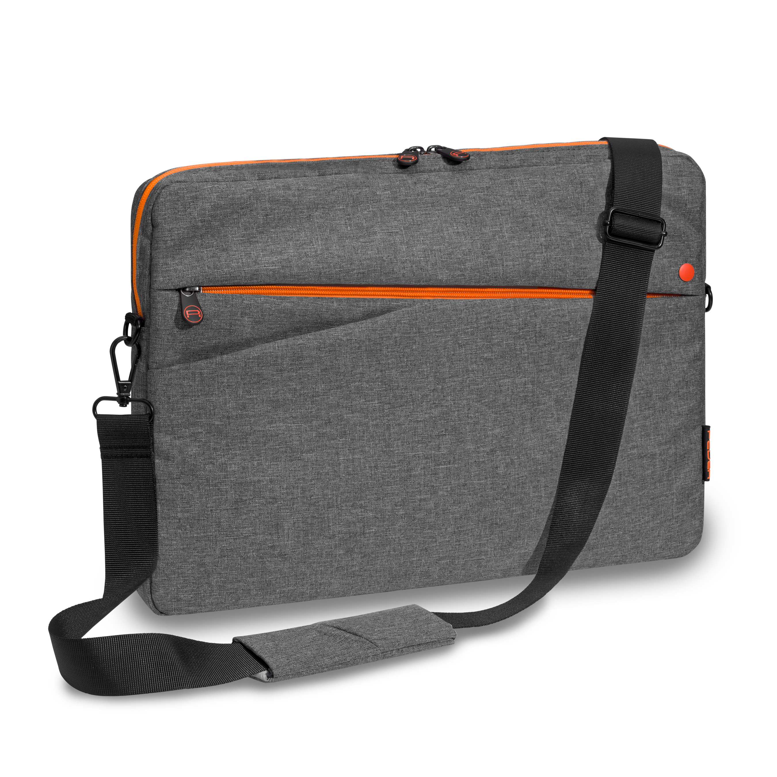 PEDEA Notebook Tasche "Fashion" für Geräte bis 13,3" (33,8cm) grau/orange