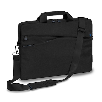 PEDEA Notebook Tasche "Fashion" für Geräte bis 15,6" (39,6cm) Schwarz/Blau