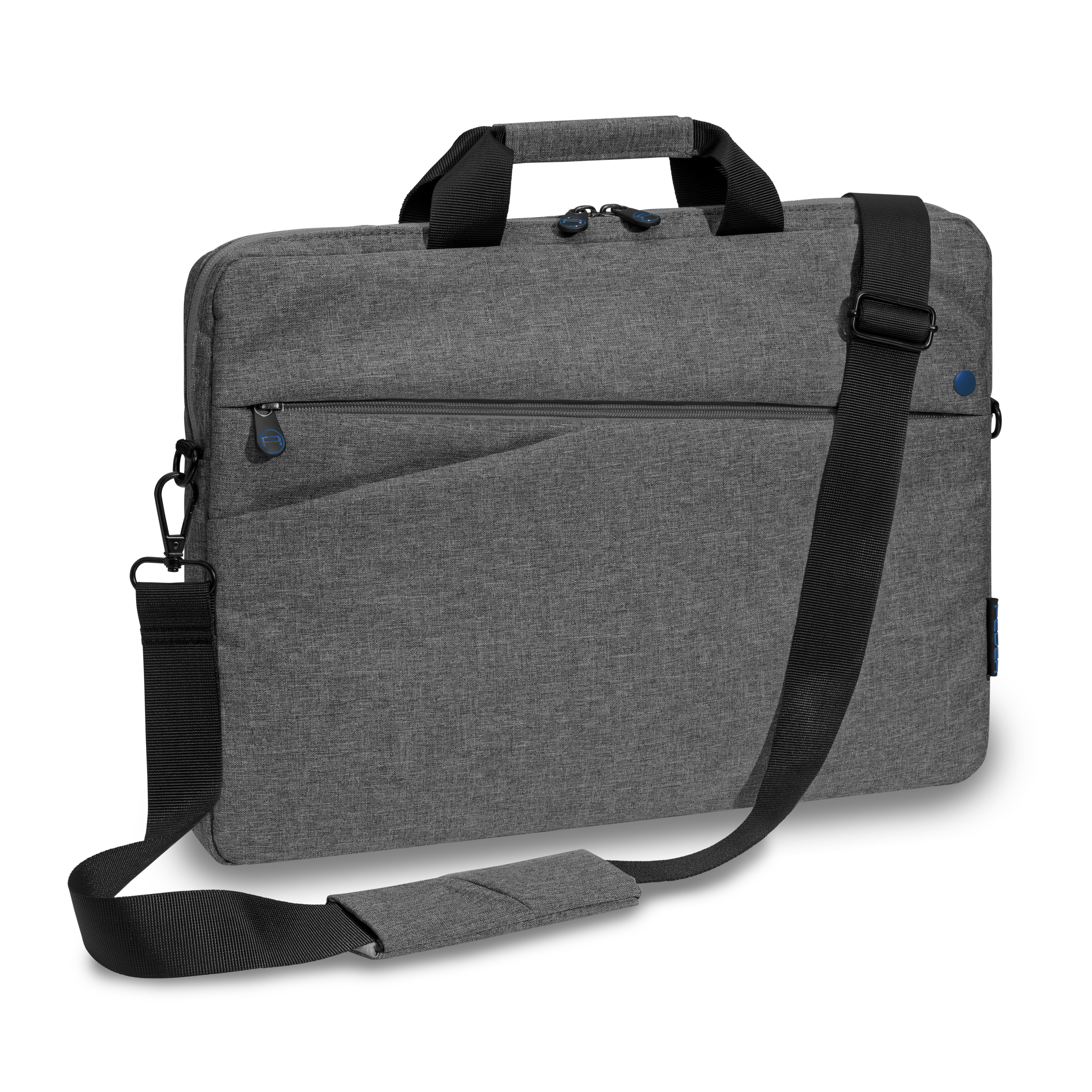 PEDEA Notebook Tasche "Fashion" für Geräte bis 17,3" (43,9cm) Grau/Blau