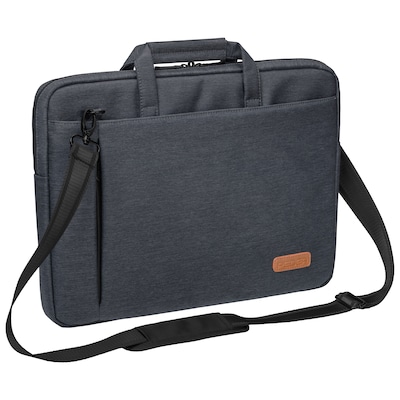 PEDEA Notebooktasche / Laptoptasche "Elegance" - 15,6" für Notebooks bis 39,6cm, grau