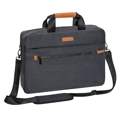 PEDEA Notebooktasche / Laptoptasche "Elegance" Pro - 15,6" für Notebooks bis 39,6cm, grau