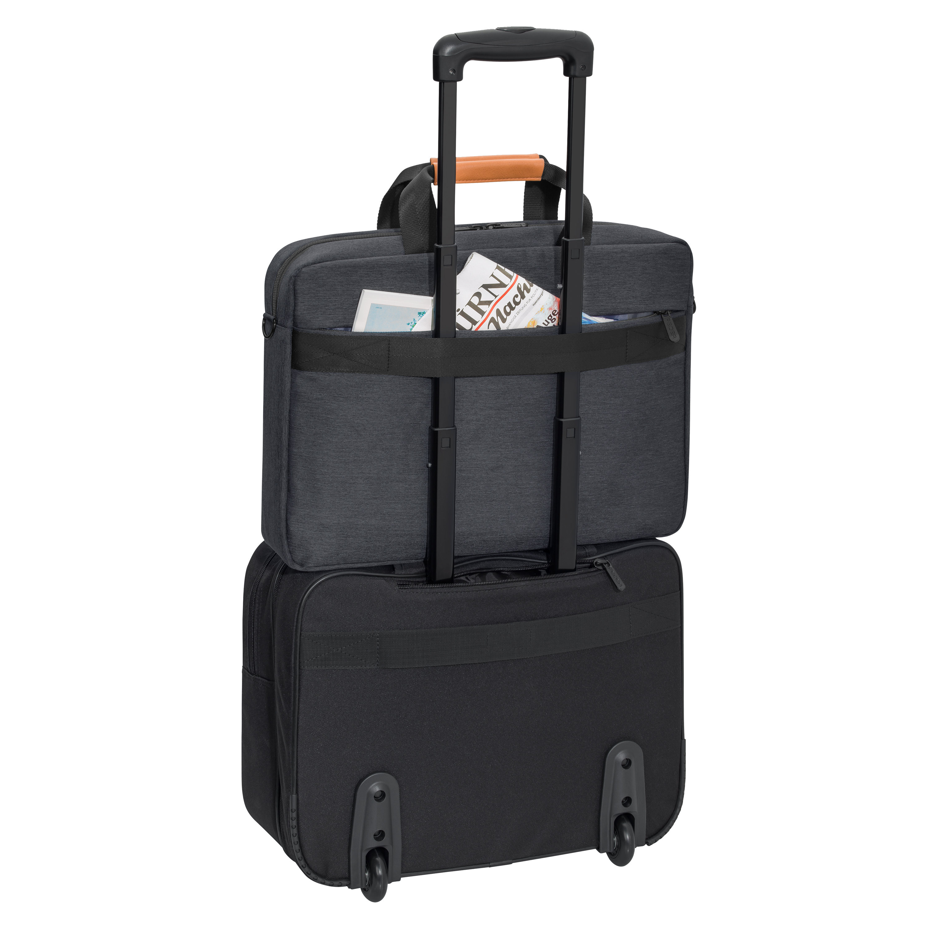 PEDEA Notebooktasche "Elegance" Pro, 15,6" + Logitech M190 Maus für Notebooks bis 39,6cm, grau Taschen Produkt Bild 6