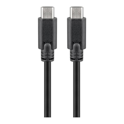 Goobay USB-C™ 3.1 Generation 1 Kabel, schwarz, 3m USB-C™-Stecker > USB-C™-Stecker