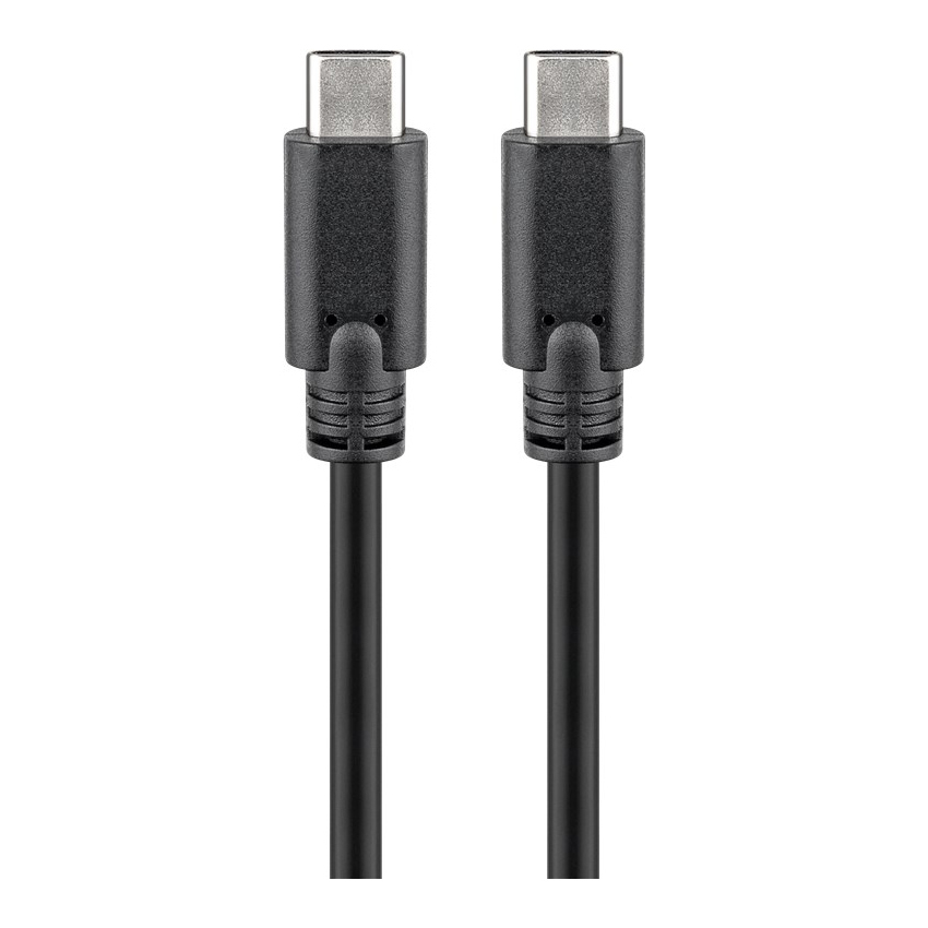 KAB Goobay USB-C™ 3.1 Generation 1 Kabel, schwarz, 2m USB-C™-Stecker > USB-C™-Stecker
