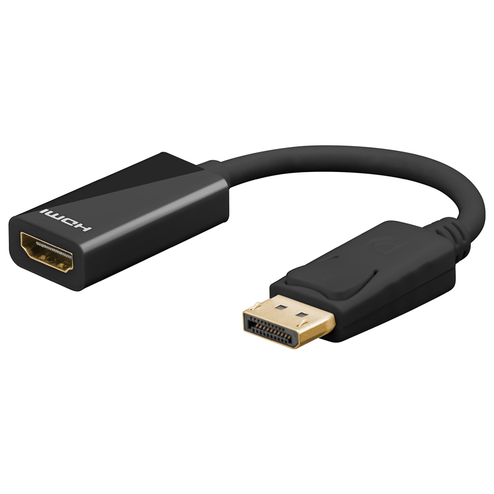 Thumbnail - Goobay DisplayPort/HDMI™ Adapterkabel 1.2 unterstützt 4K*2K HD-Auflösung und 3D-Video