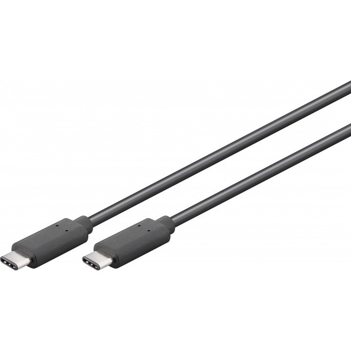 Goobay USB 3.1-Stecker (Typ C) > USB 3.1-Stecker (Typ C) [1m schwarz]