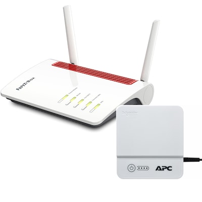 FRITZ!Box 6850 LTE + APC Back-UPS CP12036LI WiFi 5 (WLAN AC) Router, Dualband, max. 1266 Mbit/s, LTE-Cat4-Modem