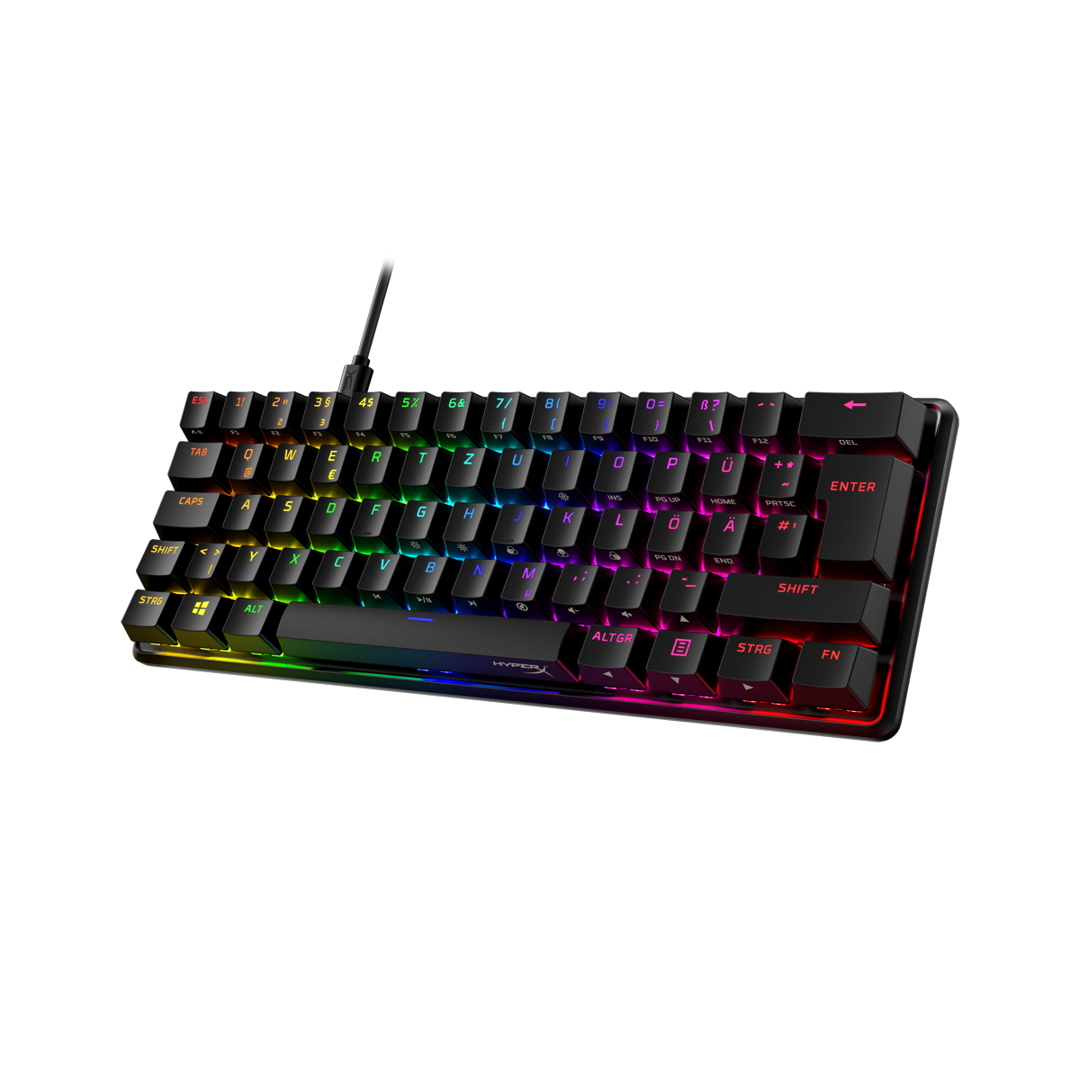 HyperX Alloy Origins 60 DE layout Tastatur