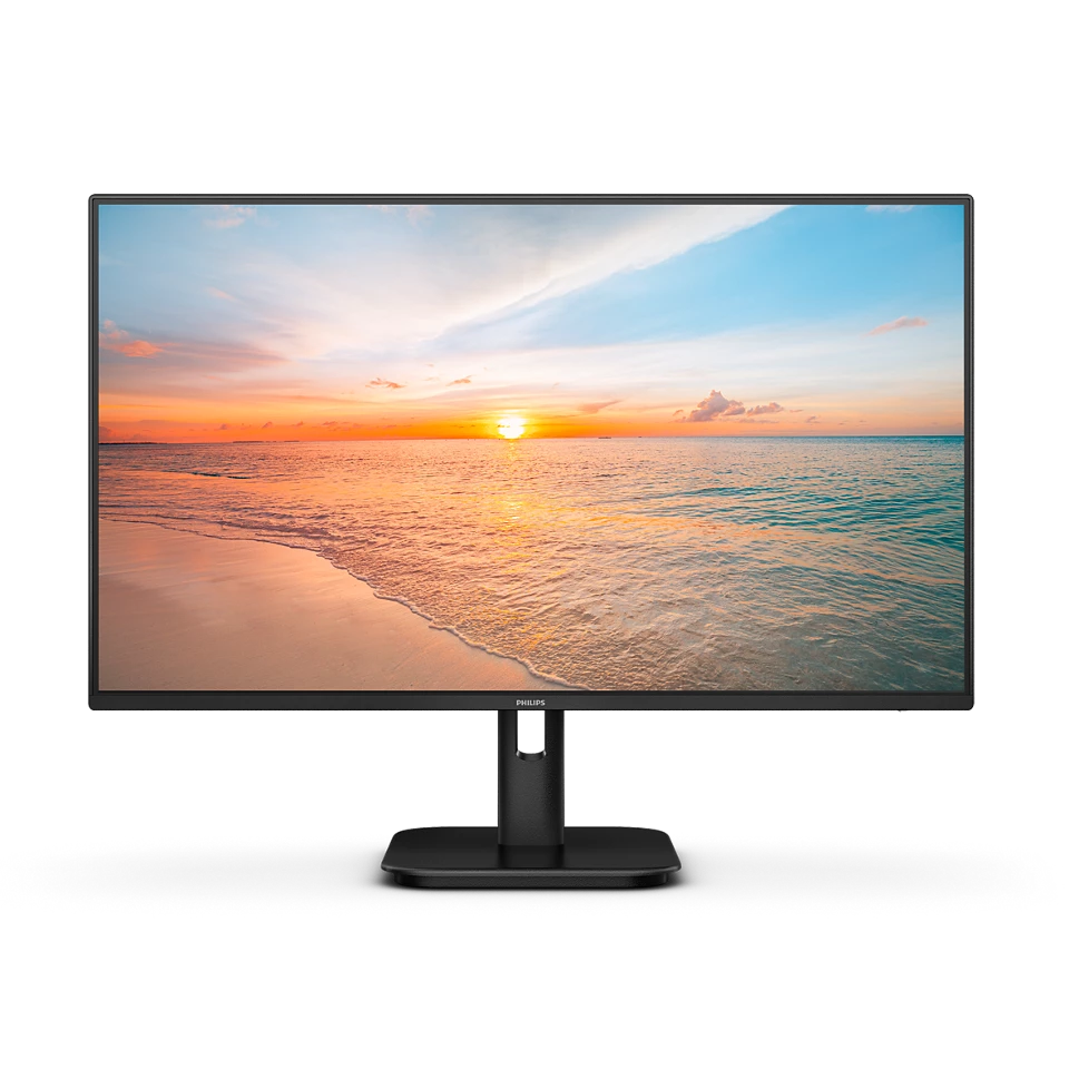 Philips 24E1N1100A 24 Zoll Full HD Monitor, eingeb. Lautsprecher (1920x1080, 100 Hz, VGA, HDMI 1.4) schwarz