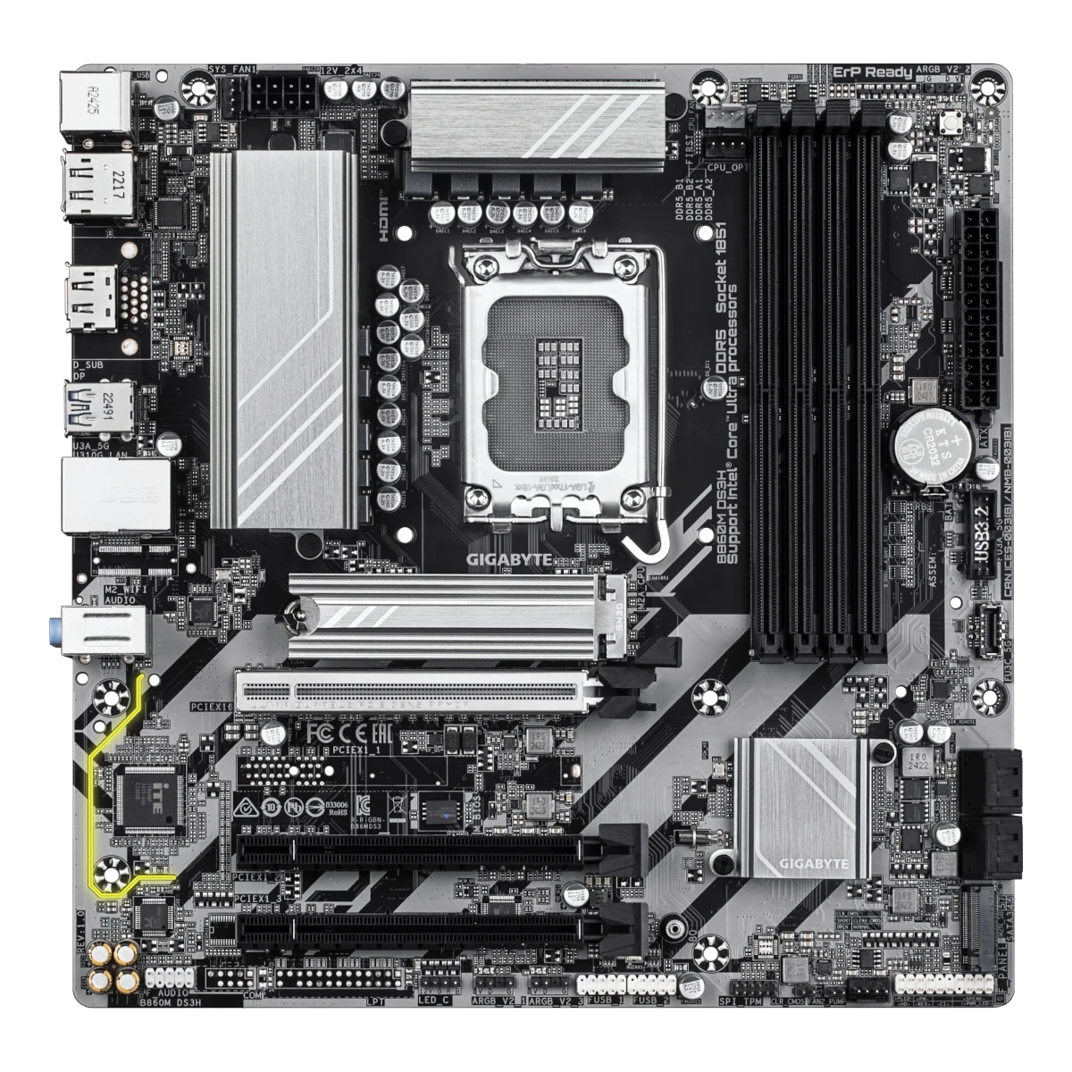 GIGABYTE B860M DS3H Mainboard Sockel AM5