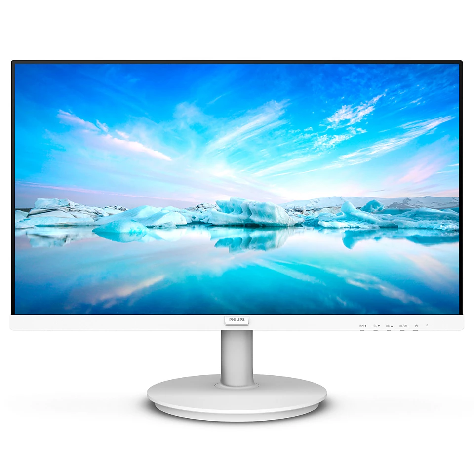 Philips 271V8AW B-Ware 27 Zoll FHD Monitor, Lautsprecher (1920x1080, 75 Hz, VGA, HDMI) Weiss