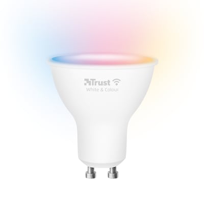 Trust GU-10 RGBCW LED SPOT WI-FI Smarter WiFi LED-Strahler, weiß und farbig, Fassung GU10, von Ihrem Smartphone/Tablet z...