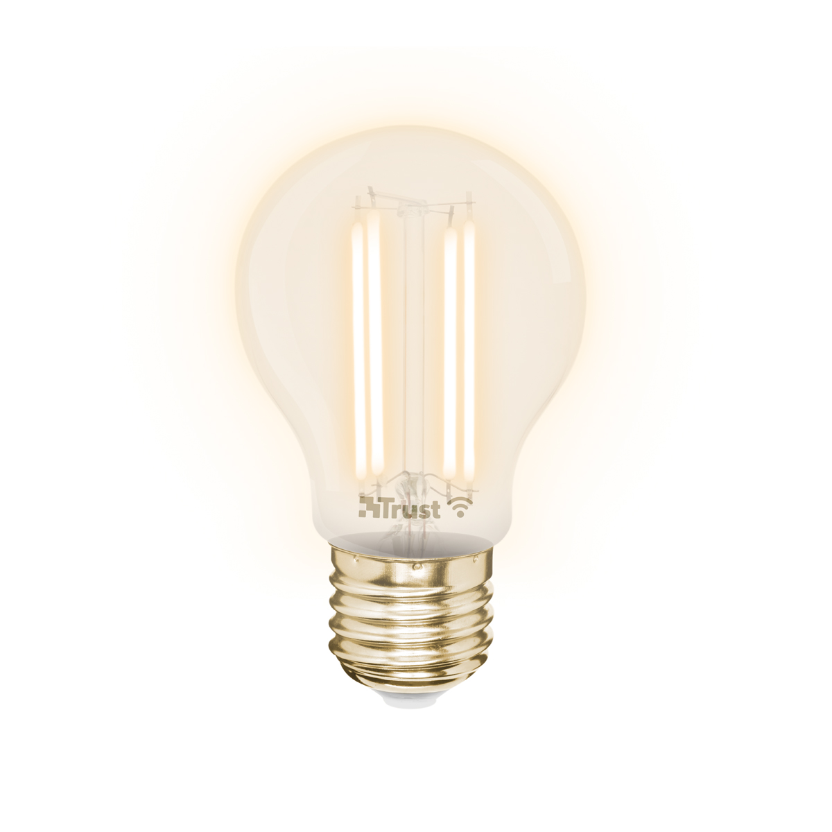 Trust E27 LED FILAMENT 1800-2700K WI-FI Smartes WiFi LED-Filament, Lichtstimmung weiß, Fassung E27, von Ihrem Smartphone...