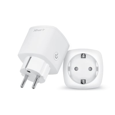 Trust EU SWITCH SOCKET DUO-PACK WI-FI Smarter WiFi EU-Steckdose, von Smartphone/Tablet steuern, WiFi (2,4 GHz), kein Hub...