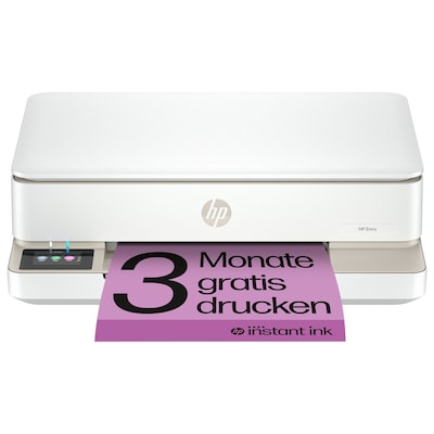 HP Envy 6120e All-in-One-Drucker inkl. 3 Monate Instant Ink Drucken, Kopieren, Scannen, mobiler Faxversand, Farbe