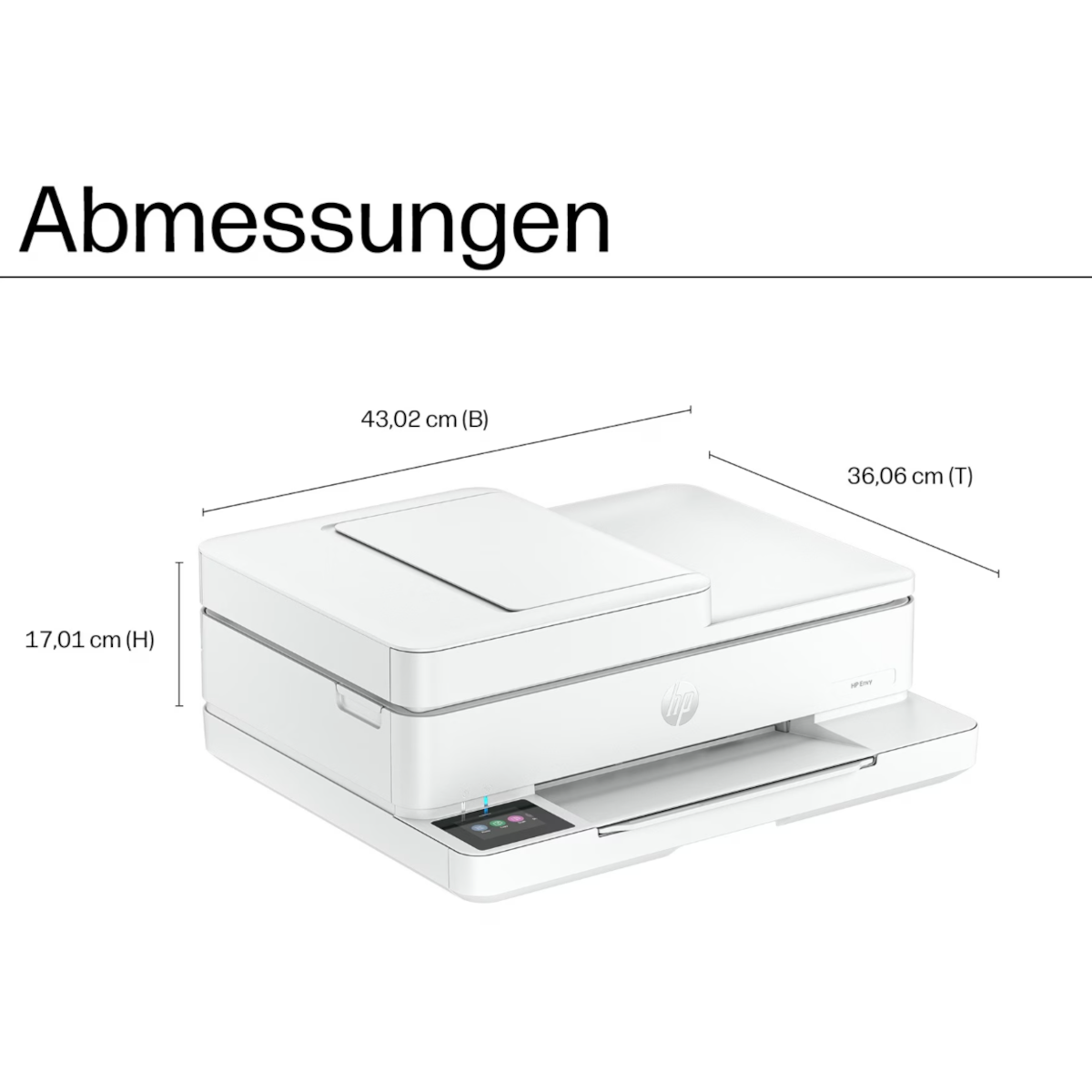 HP Envy 6520e All-in-One-Drucker inkl. 3 Monate Instant Ink A4, Drucken, Kopieren, Scannen, mobiler Faxversand Drucker Produkt Bild 7
