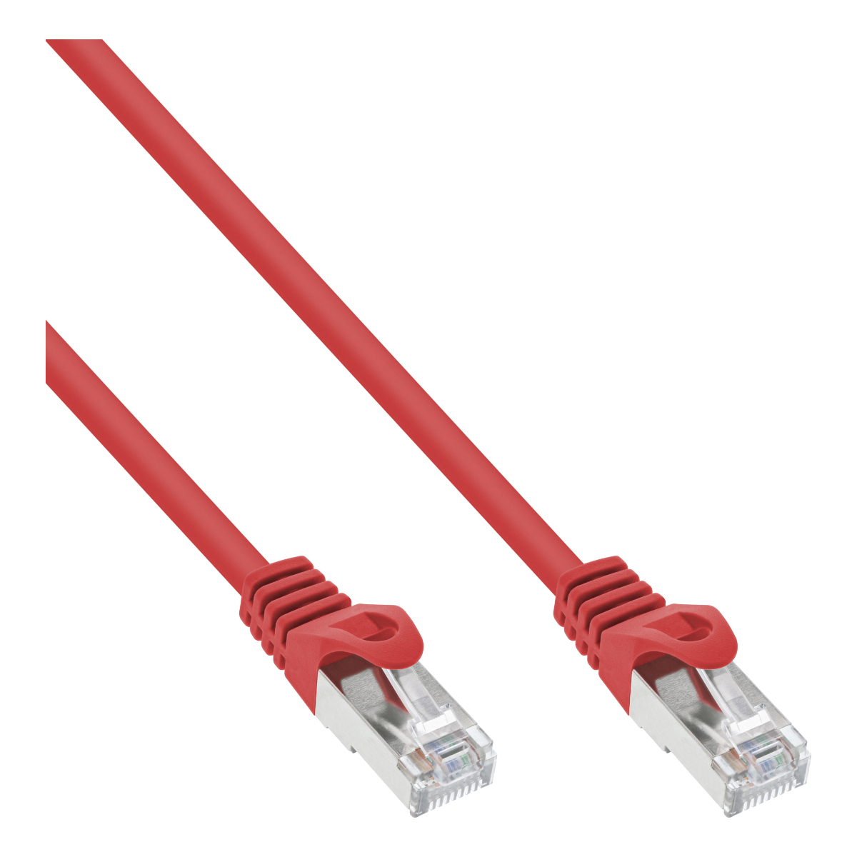 Thumbnail - InLine® Patchkabel, SF/UTP, Cat.5e, rot, 3m