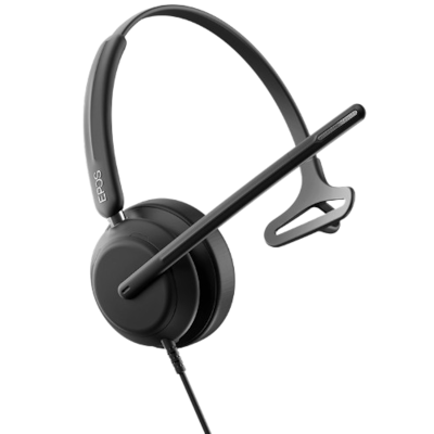 Epos IMPACT 730, Mono-Headset, Kabelgebunden 3 digitale Mikrofone, Super-Wideband-Technologie