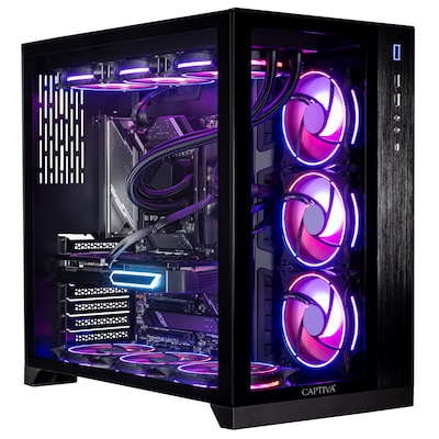 Captiva PC Highend Gaming PC I95-693 Intel Core i9-14900KF, 64GB DDR5 RAM, 2TB M.2 SSD, NVIDIA GeForce RTX 5080 (16GB GD...