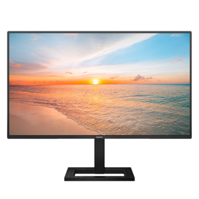 Philips 27E1N1600AE 27 Zoll QHD Monitor, Lautsprecher, höhenverstellbar (2560x1440, 100Hz, HDMI 1.4, USB-C (65W PD), USB Hub) schwarz