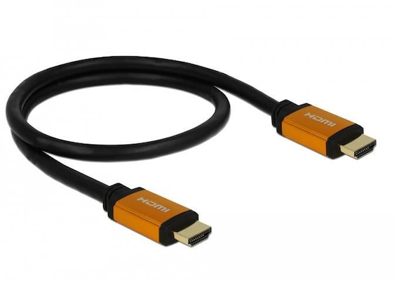 Delock High Speed HDMI Kabel 48 Gbps 8K 60 Hz 0,5 m