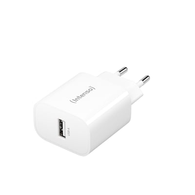 Intenso Netzteil Power Adapter W5A, Anschluss: 1x USB-A - Output: max. 5 Watt, Weiß