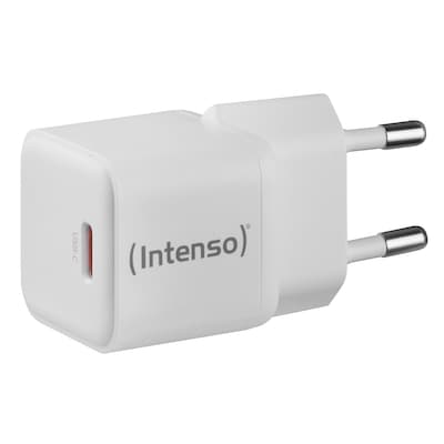Thumbnail - Intenso Netzteil Power Adapter W30C GaN, Anschluss: 1x USB-C Output: max. 30 Watt, GaN-Technologie, Weiß