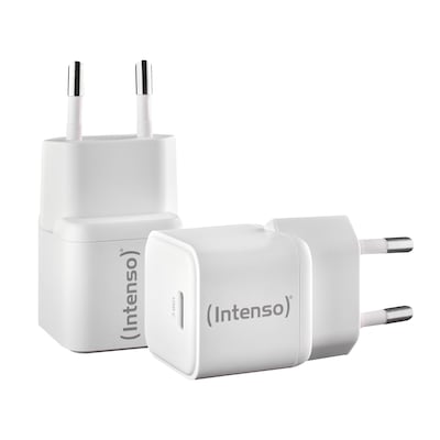 Thumbnail - Intenso Power Adapter W30C GaN-Netzteil, Doppelpack 30 Watt Leistung, USB-C-Anschluss