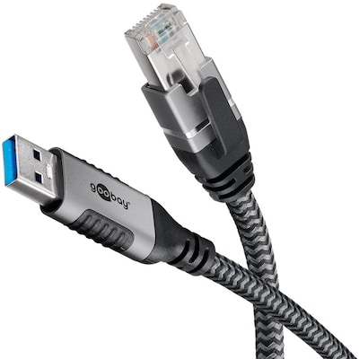 Thumbnail - Goobay Ethernet-Kabel USB-A 3.0 auf RJ45, 5 m