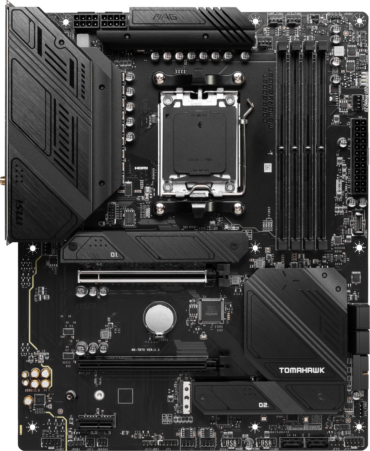 MSI MAG B650 TOMAHAWK WIFI Gaming Mainboard Sockel AM5 Mainboards Produkt Bild 2