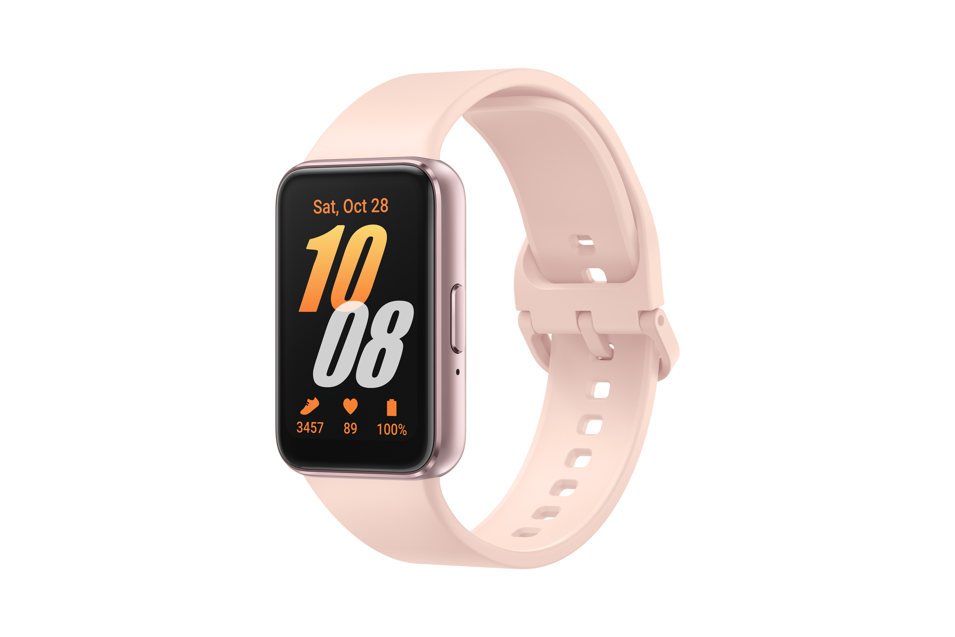 Samsung Galaxy Fit3 SM-R390, Pink Gold Beschleunigungssensor, Lagesensor, Barometer, Optischer Herzfrequenz Sensor, Lichtsensor, Blutsauerstoffmessung