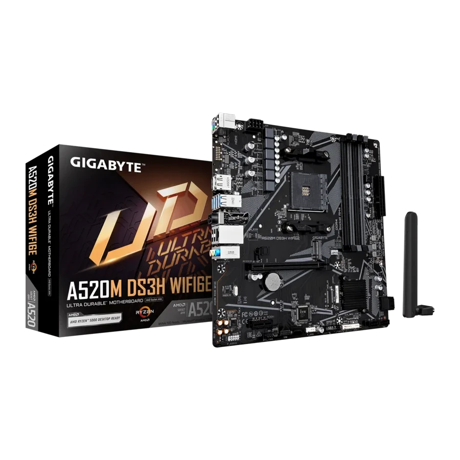 GIGABYTE A520M DS3H WIFI6E Mainboard Sockel AM4