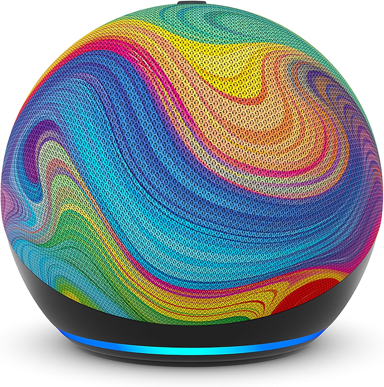 Image of Amazon Echo Dot Kids (2025) - Regenbogenwirbel, WLAN- und Bluetooth-Lautsprecher mit Alexa