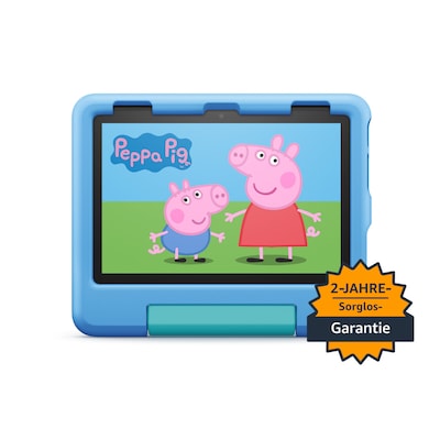 Amazon Fire HD 8 Kids-Tablet (2024), blau für Kinder von 3 bis 7 Jahre, 2 Jahre Sorglos-Garantie, kindgerechte Hülle, 8-...