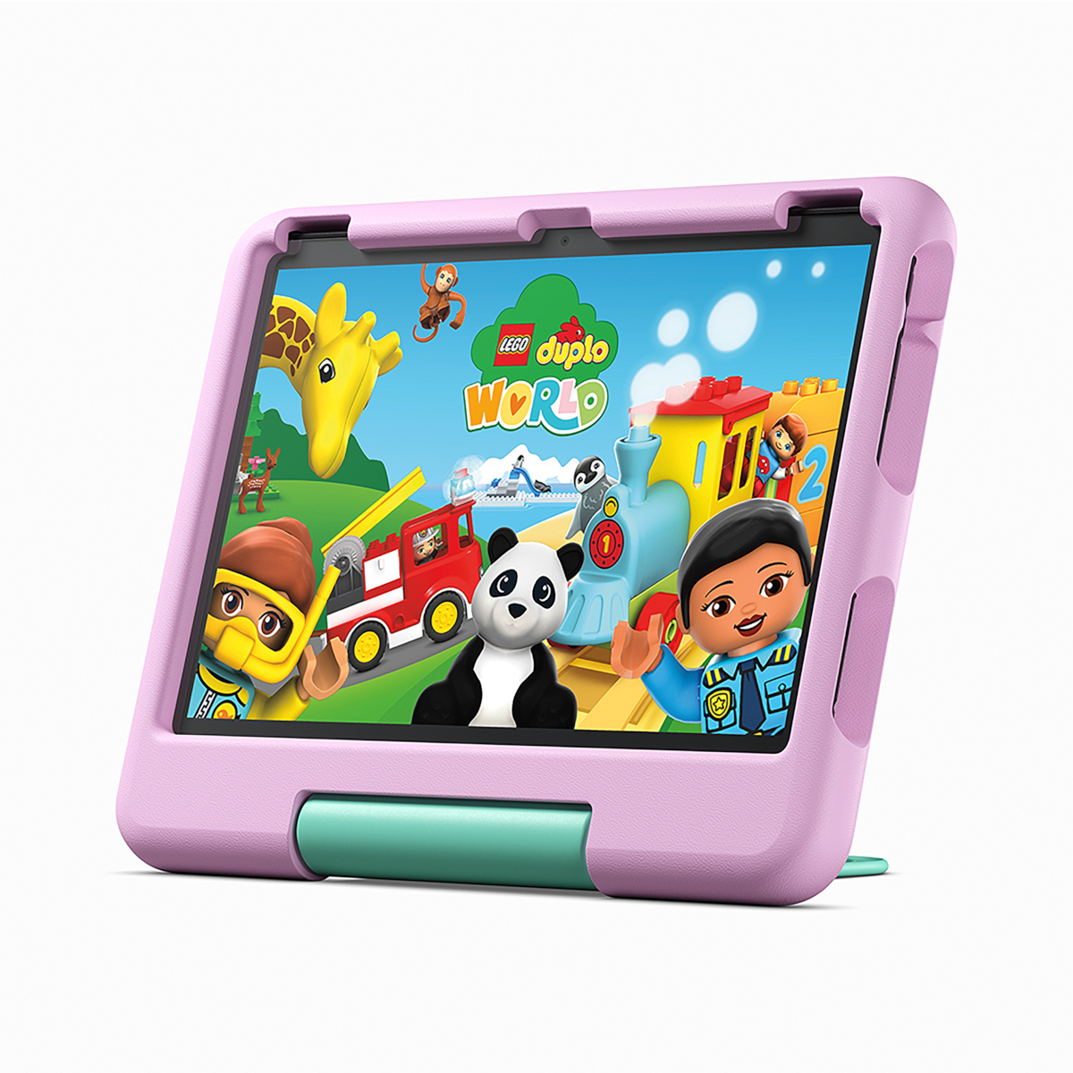 Das neue Amazon Fire HD 10 Kids-Tablet (2023) rosa für Kinder ab dem Vorschulalter | Mit brillantem 10-Zoll-Display, Kin...