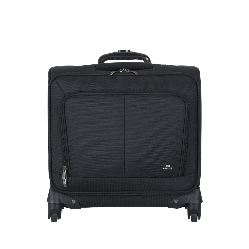 Rivacase Rollkoffer, Trolley Bag, 20 Zoll Notebookfach bis zu 15,6 Zoll, Zubehörfach, 360° Rollen