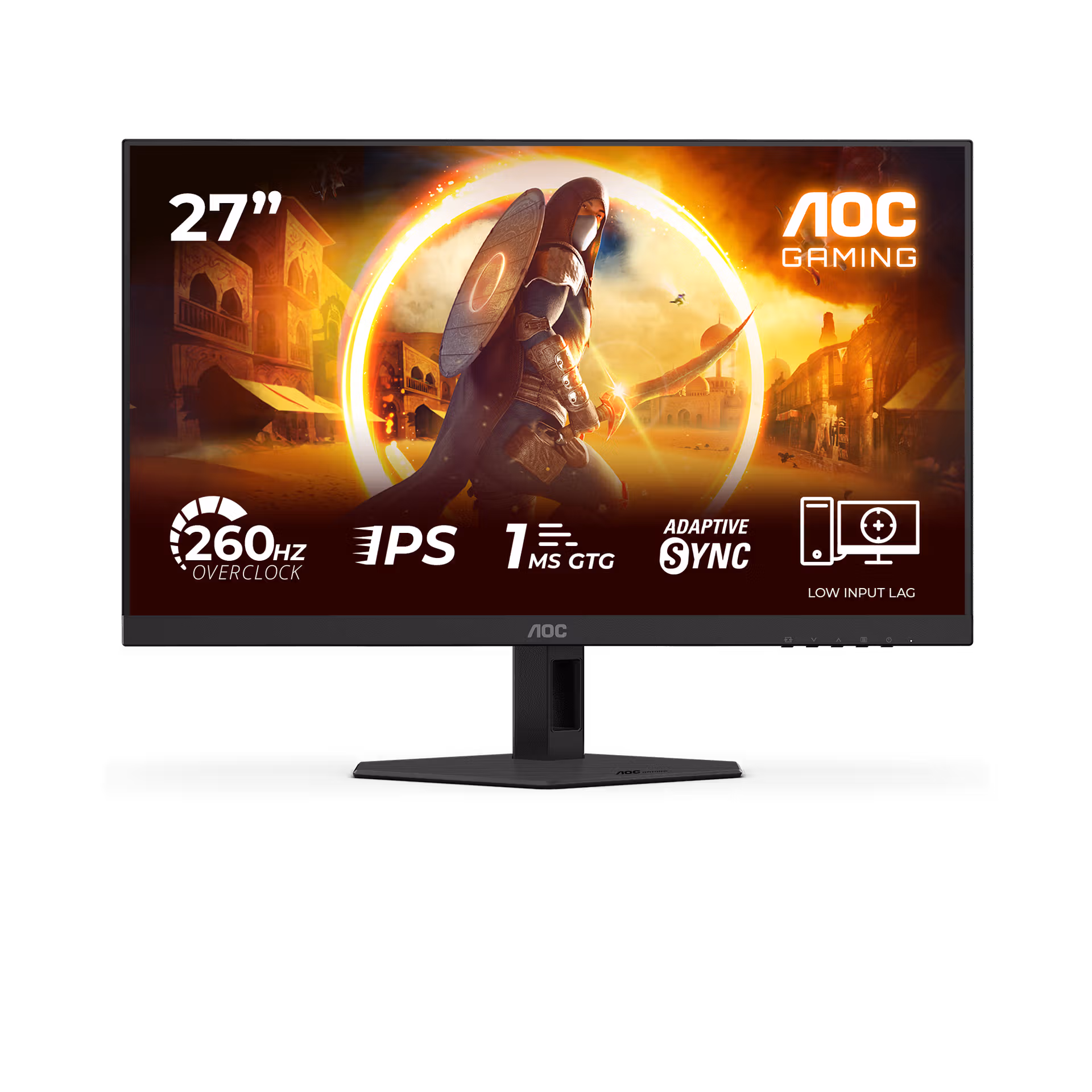 AOC 27G4ZRE 24 Zoll - Gaming Monitor Fast-IPS, FHD, 260 Hz OC / 240 Hz