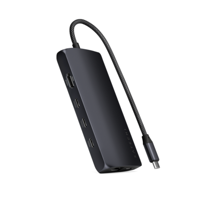 Thumbnail - Satechi USB-C Multiport Adapter 8K with Ethernet V3 midnight