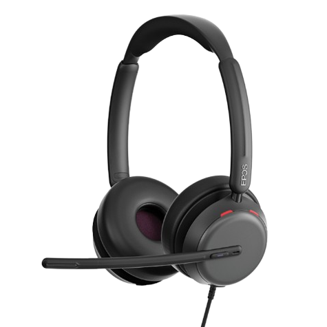Epos IMPACT 860T ANC, Stereo-Headset, Kabelgebunden MS Teams zertifiziert, Adaptive ANC-Geräuschunterdrückung, 360-Grad-Busylight, Super-Wideband-Tech Headset Produkt Bild 2