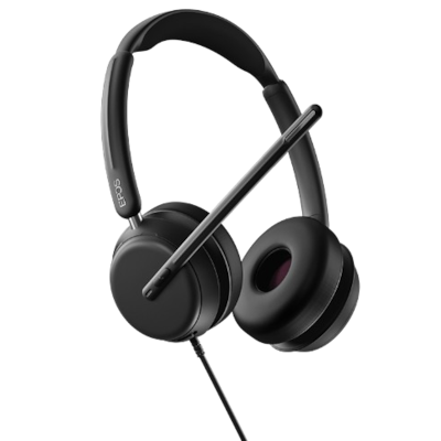 Epos IMPACT 860, Stereo-Headset, Kabelgebunden 360-Grad-Busylight, Super-Wideband-Technologie