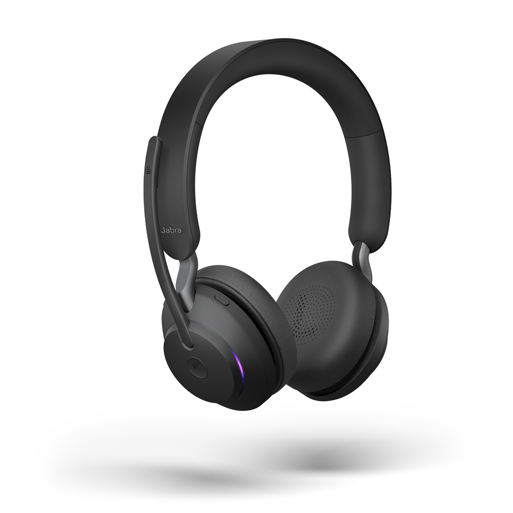 Jabra Evolve2 65 Headset, Stereo, kabellos, Bluetooth, schwarz inkl. Link 380 USB-C, Optimiert für Microsoft Teams Headset Produkt Bild 3