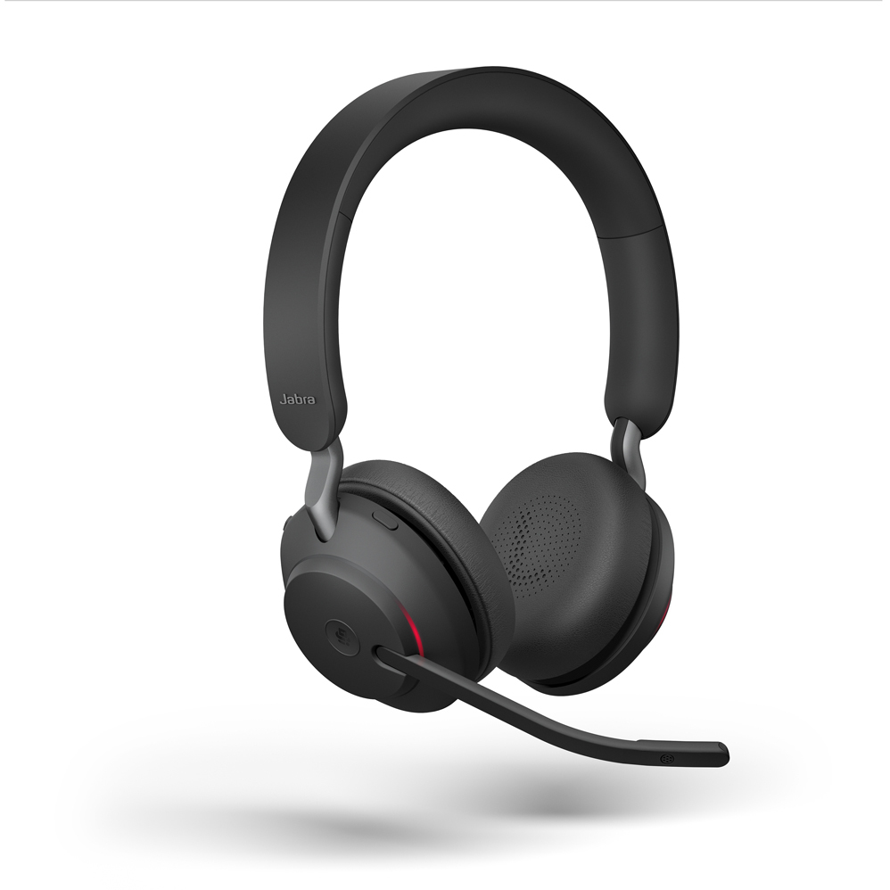 Jabra Evolve2 65 Headset, Stereo, kabellos, Bluetooth, schwarz inkl. Link 380 USB-C, Optimiert für Microsoft Teams Headset Produkt Bild 2