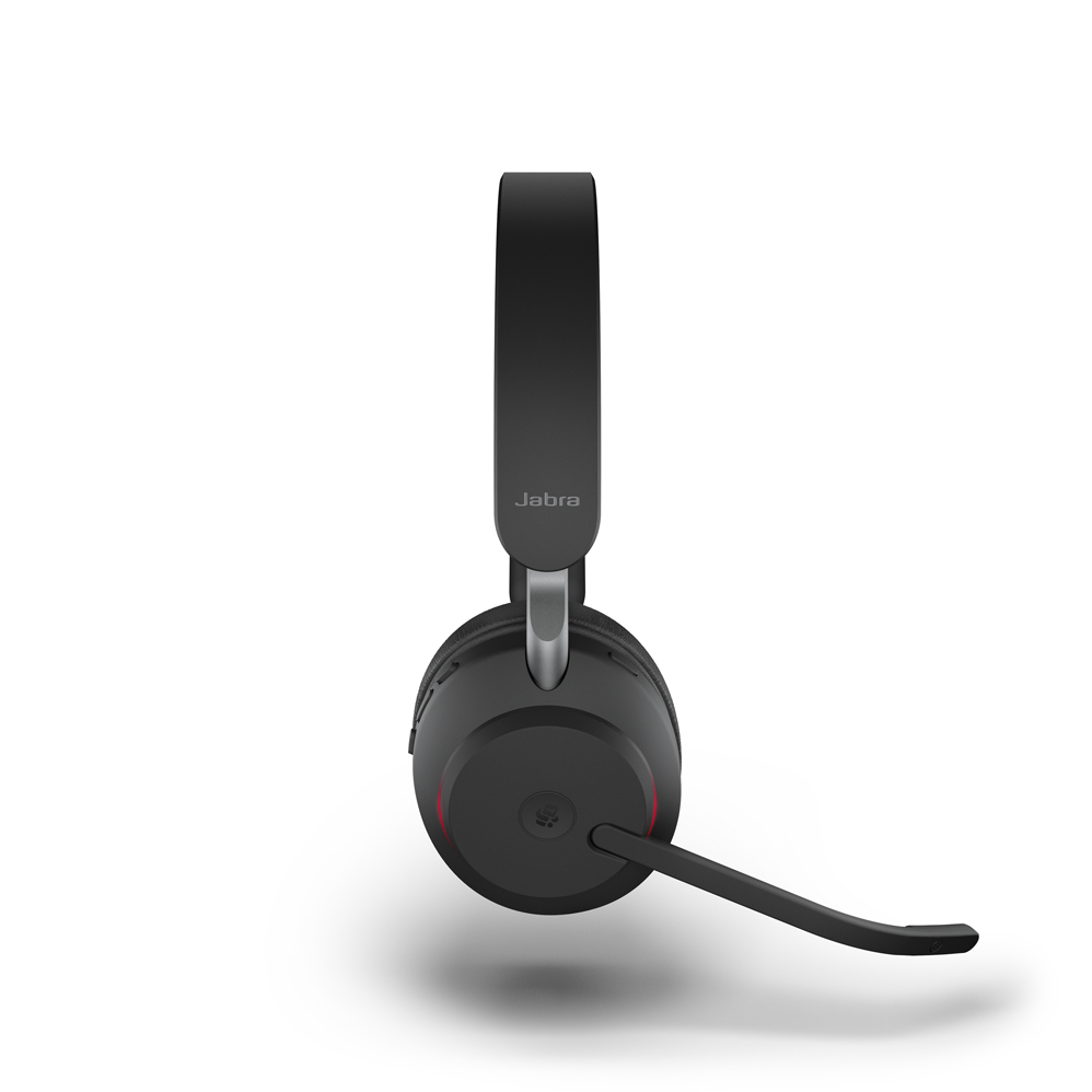 Jabra Evolve2 65 Headset, Stereo, kabellos, Bluetooth, schwarz inkl. Link 380 USB-C, Optimiert für Microsoft Teams Headset Produkt Bild 5