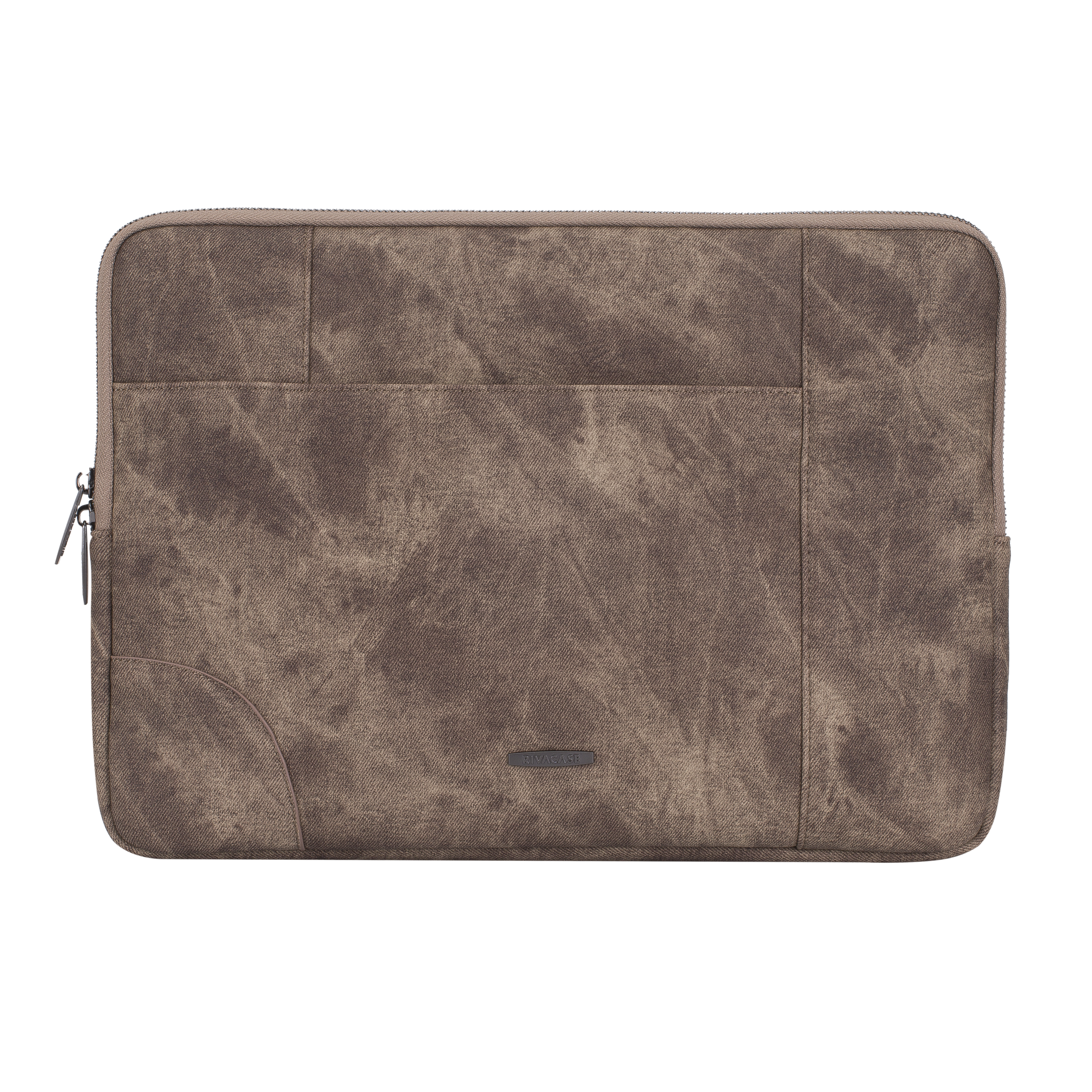 Rivacase 8904 Beige 14" Sleeve aus Kunstleder