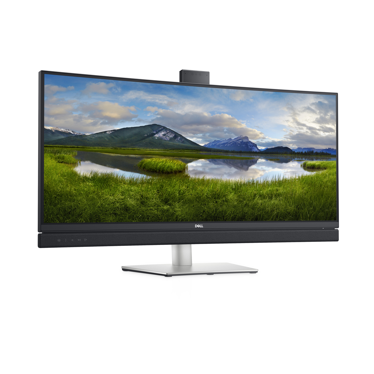 Dell C3422WE Curved Monitor - IPS, Höhenverstellung, USB-C
