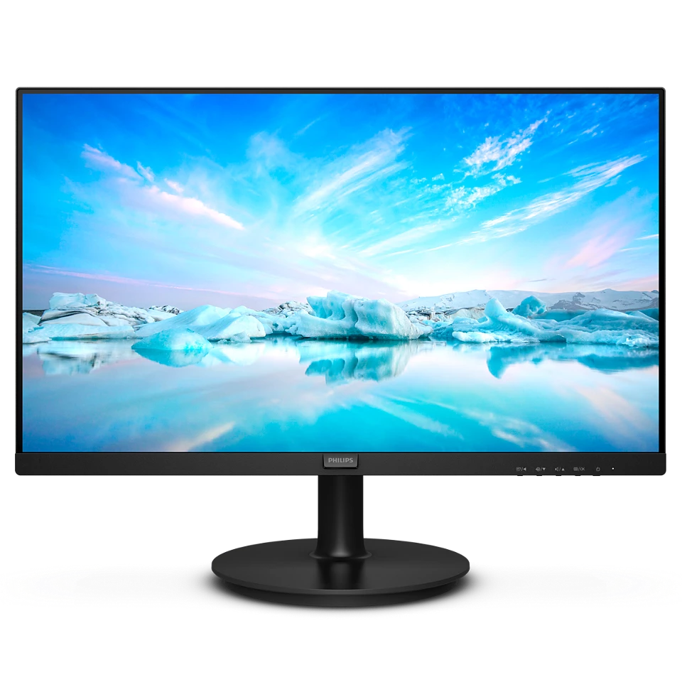 Philips 241V8LAB B-Ware 24 Zoll Full HD Monitor, eingeb. Lautsprecher, Flimmerfrei (1920x1080, 100 Hz, VGA, HDMI) schwar...