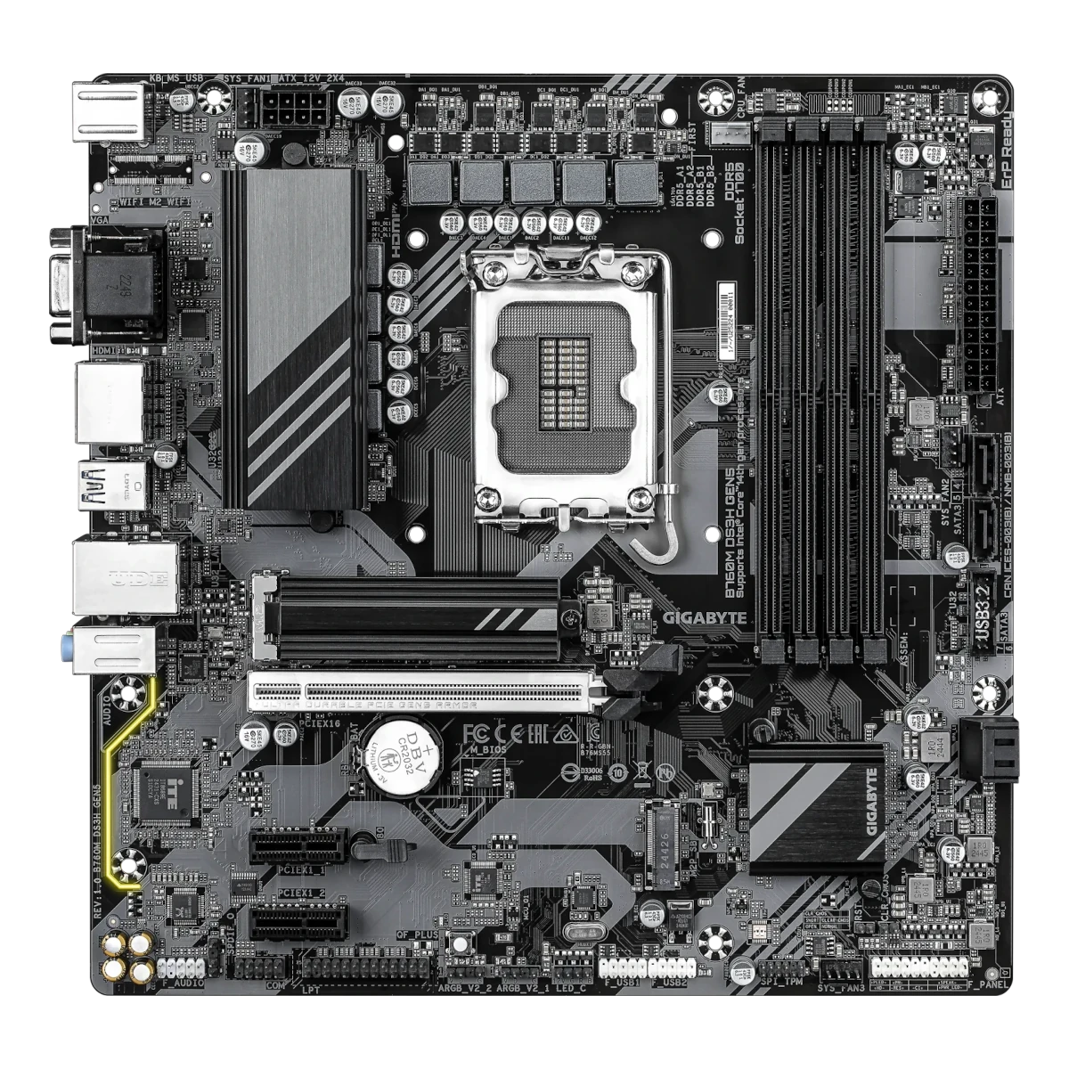 GIGABYTE B760M DS3H GEN5 Mainboard