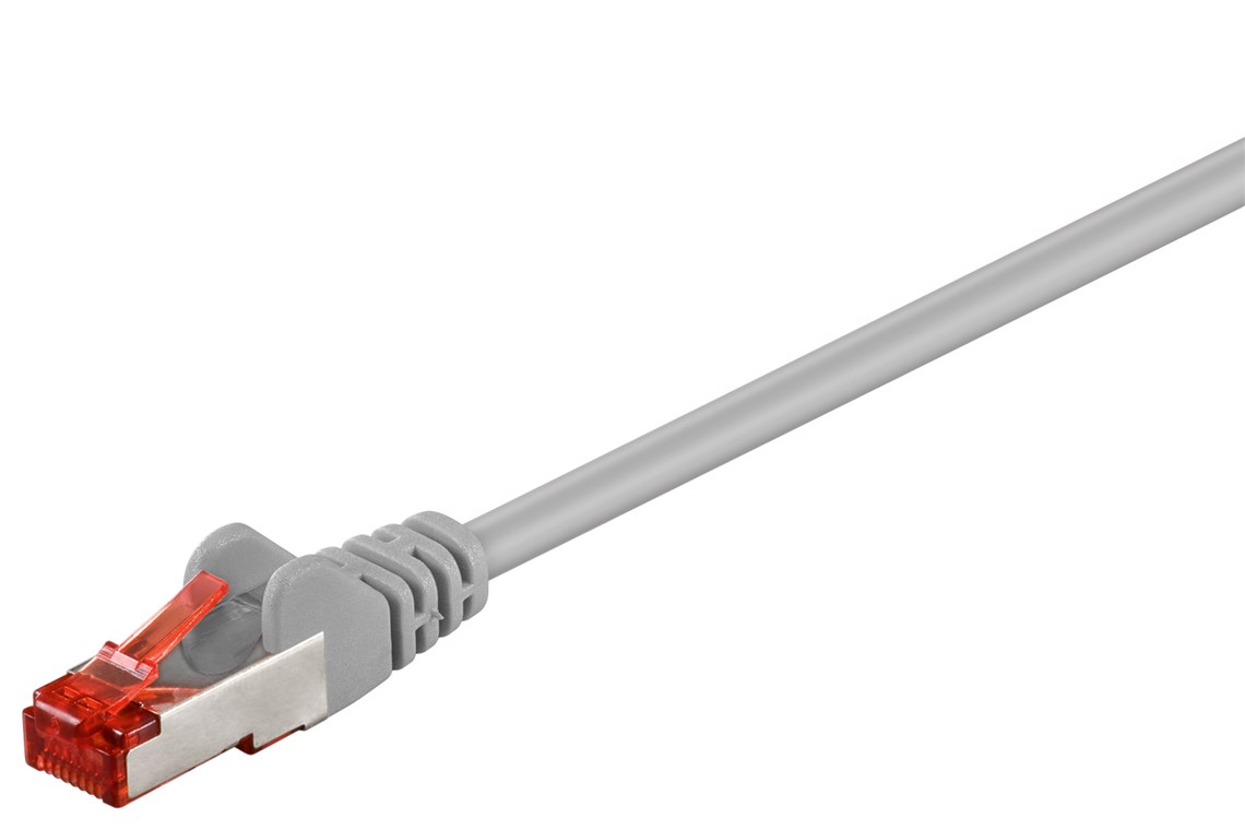 Goobay 7,5m CAT 6 Patchkabel, S/FTP (PiMF), Grau