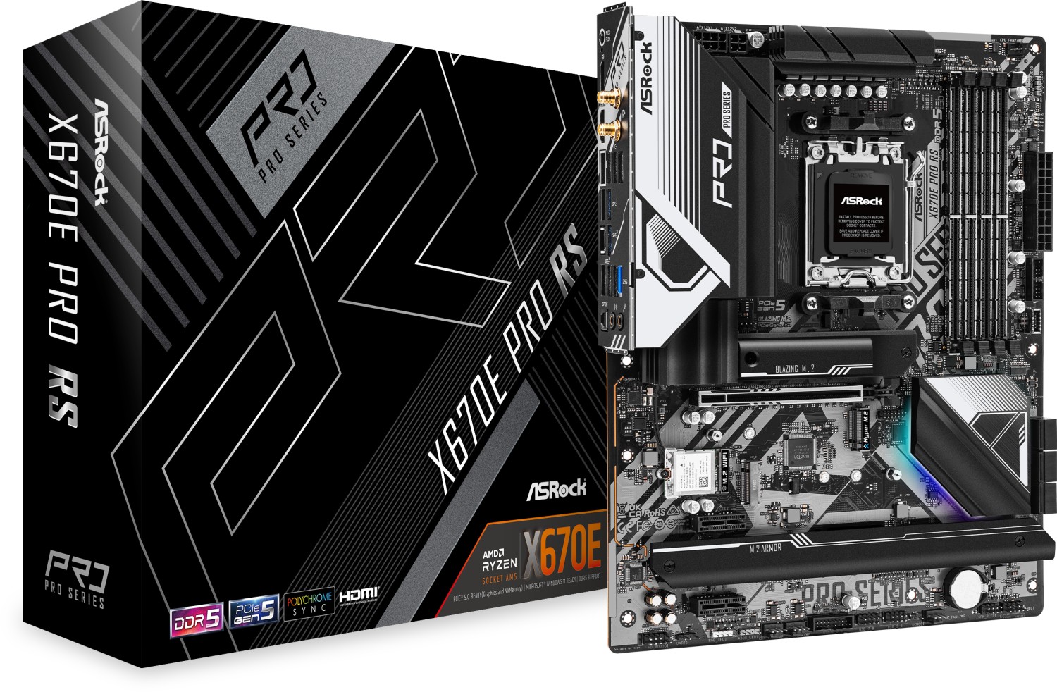 AsRock X670E Pro RS Mainboard Sockel AM5 B-Ware