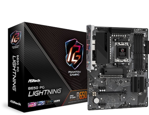 AsRock B650 PG LIGHTNING Mainboard Sockel AM5